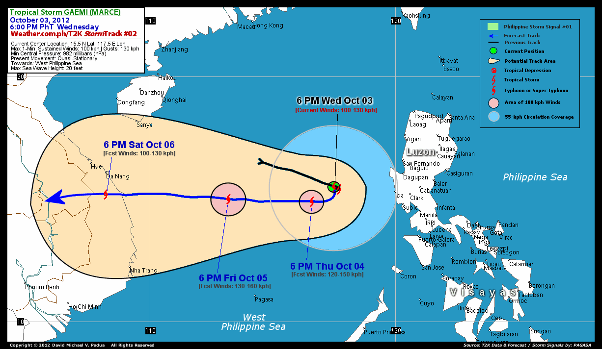 Bushman's Typhoon Blog TS GAEMI [MARCE] Update 004 [New Format]