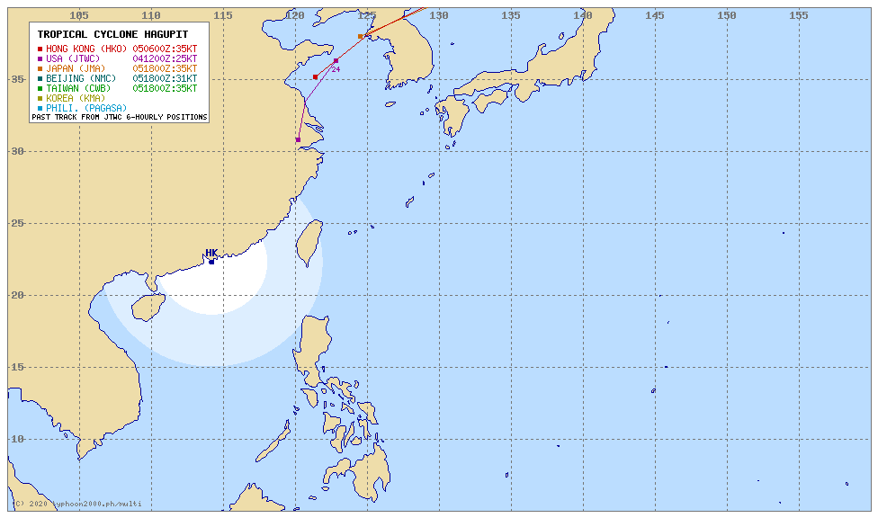 [情報] 颱風 哈格比(HAGUPIT) 已命名 + 海上颱風警報