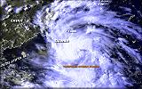 Click here to view Chedeng's full NOAA/MTSAT-1R enhanced image!